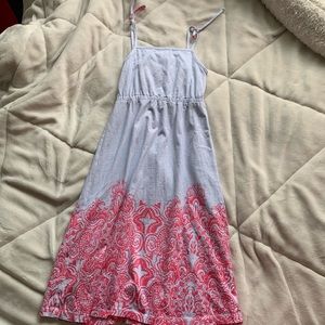 Girls Red and Blue Sundress